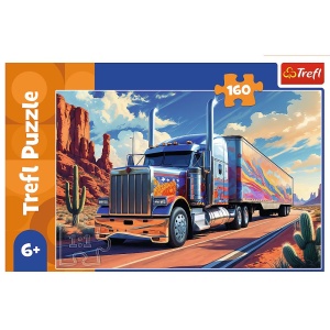 PUZZLE TREFL 160 CAMION PE DRUM - Img 3