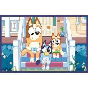 PUZZLE TREFL 2X24 BLUEY DISTRACTIE CU BLUEY - Img 2