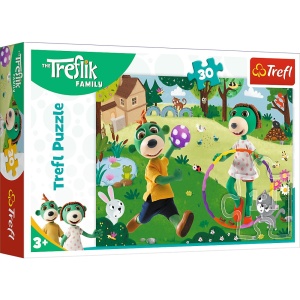 PUZZLE TREFL 30 FAMILIA TREFELIK ORA DE JOACA