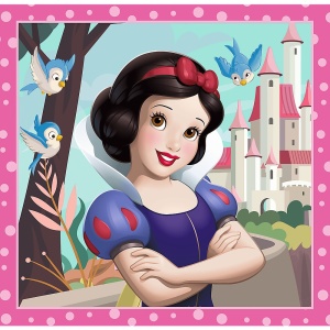 PUZZLE TREFL 3IN1 DISNEY PRINCESS FLORI MINUNATE - Img 4