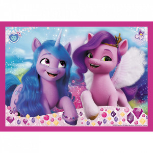Puzzle Trefl 4 in 1 - My Little Pony, Poneii colorati, 35/48/54/70 piese - Img 3