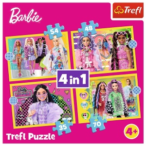 PUZZLE TREFL 4IN1 BARBIE MINUNATA LUME - Img 6