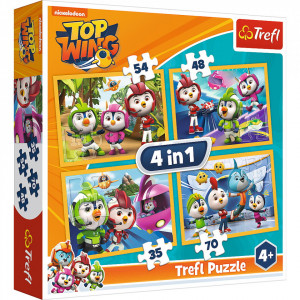 PUZZLE TREFL 4IN1 ECHIPA TOP WING IN ACTIUNE - Img 1