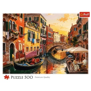 PUZZLE TREFL 500 VENETIA LA APUS DE SOARE - Img 3