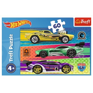 PUZZLE TREFL 60 HOT WHEELS CURSA - Img 3