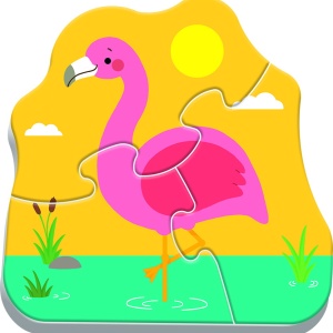PUZZLE TREFL BABY CLASIC ANIMALE SAFARI 8 PIESE - Img 6