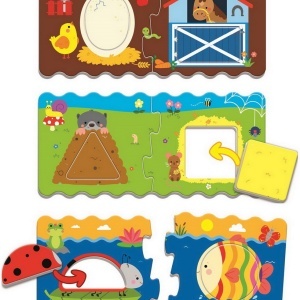 PUZZLE TREFL BABY CLASIC SORTEAZA FORMELE 12 PIESE - Img 6