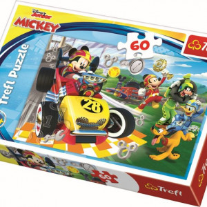 Puzzle Trefl, Disney Mickey, La raliu cu prietenii, 60 piese - Img 3