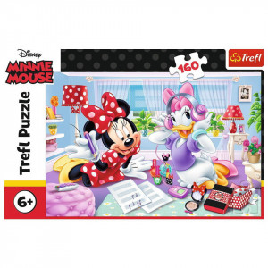 Puzzle Trefl, Disney Minnie Mouse, O zi cu cei mai buni prieteni, 160 piese - Img 3