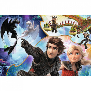 Puzzle Trefl, How to train your dragon, 100 piese - Img 2
