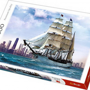 Puzzle Trefl, Navigand spre Chicago, 500 piese