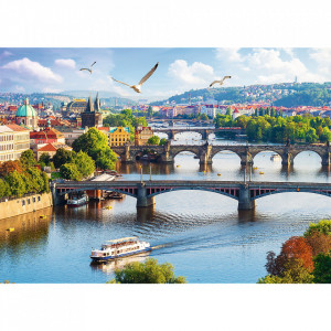 Puzzle Trefl, Prague, Czech Republic, 500 piese - Img 2