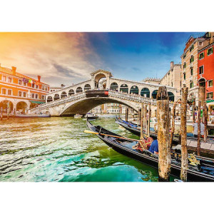 Puzzle Trefl Prime UFT - Podul Rialto, 1000 piese - Img 3