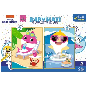 PUZZLE TREFL PRIMO BABY MAXI 2X10 BABY SHARK - Img 6