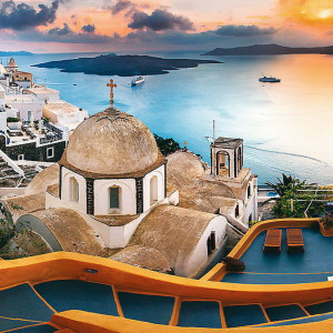 Puzzle Trefl, Santorini, 1000 piese - Img 2