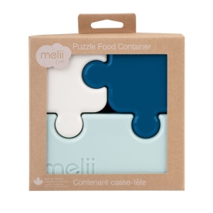 RECIPIENT HRANA BEBE MODEL PUZZLE, MELII LUXE, BLEUMARIN IVOIRE MENTA - Img 6