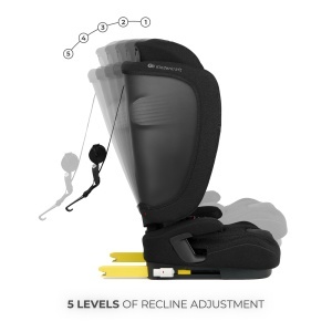 SCAUN AUTO KINDERKRAFT FIX2GO 76-150 CM, BLACK - Img 8