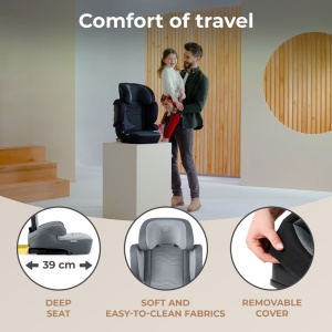 SCAUN AUTO KINDERKRAFT XPAND 2 I-SIZE 100-150 CM, ROCKET GREY - Img 5