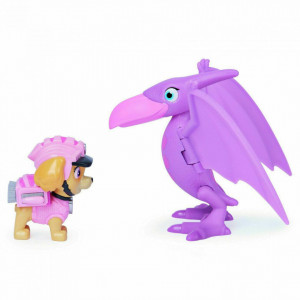 Set 2 figurine Paw Patrol Dino Rescue, Skye si Pterodactyl - Img 3