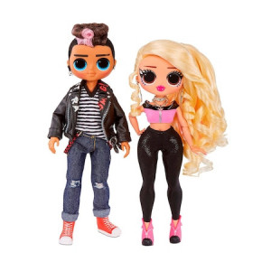 Set 2 papusi L.O.L. SURPRISE! O.M.G. Movie Magic - Tough Dude& Pink Chick - Img 2