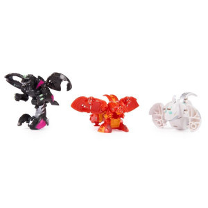 Set 3 Figurine Bakugan Evolutions Starter Pack Sairus Ultra, Warrior Whale si Dragonoid Evo - Img 4
