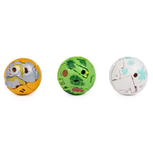 Set 3 Figurine Bakugan Evolutions Starter Pack Tretorous Ultra, Neo Trox si Dragonoid Evo - Img 4