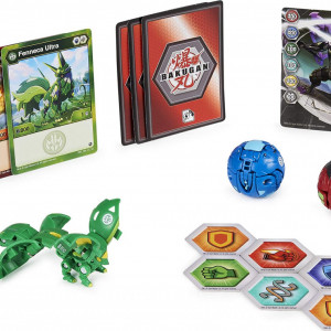 Set Bakugan Geogan Rising, Starter Pack - Fenneca Ultra, Dragonoid si Sharktar - Img 2