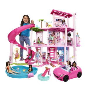 Set de Joaca Barbie Estate, Casa de Vis cu Spatii Personalizate si 75 de Accesorii - Img 4