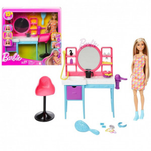 Set de Joaca Barbie I Can Be, Sirena la Coafor cu Accesorii - Img 3