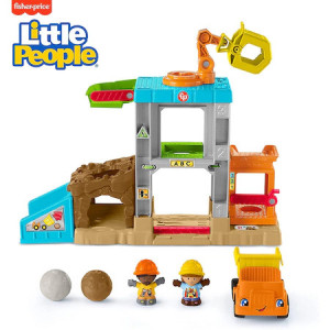 Set de joaca Fisher-Price Little People - Santierul de constructii - Img 7