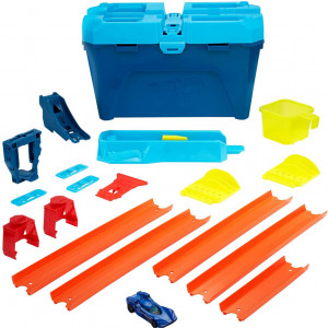 Set de Joaca Hot Wheels, Pista de Masini Truck Builder Stunt Crash - Img 5
