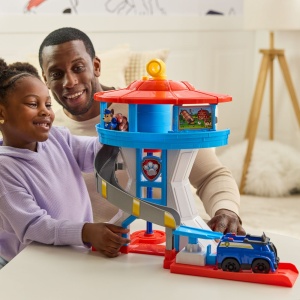 Set de Joaca Paw Patrol Adventure, Turn de Observatie cu Vehicul si Figurina Chase - Img 4