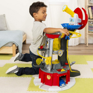 Set de joaca Paw Patrol Mighty Pups - Patrula Catelusilor Turnul de control urias cu telescop 80 cm - Img 9