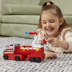 Set Figurina cu Vehicul Paw Patrol, Big Truck Pups, Marshall - Img 3