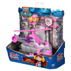 Set Figurina cu Vehicul Transformabil Paw Patrol - Rescue Knights Skye - Img 5