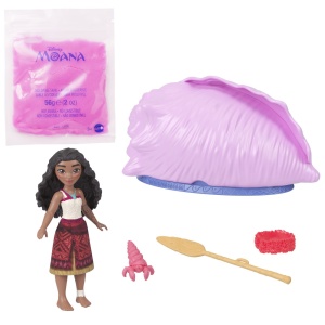 Set figurine Disney Princess Vaiana, cochilie colorată, accesorii, 14x8x7.5cm - Img 10