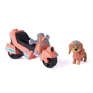 Set figurine Paw Patrol Liberty și motocicletă de salvare, roz, 20.32x20.32x7.62cm - Img 3