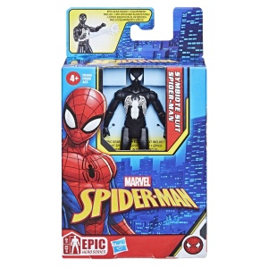 SPIDERMAN EPIC HERO FIGURINA COSTUM SYMBIOTE SPIDER MAN 10CM - Img 1