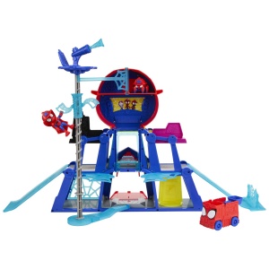 SPIDEY SI PRIETENII LUI UIMITORI MARVEL RESCUE WEBS SET DE JOACA WEBQUARTERS CU LUMINI SI SUNETE - Img 2