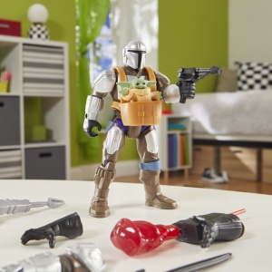 STAR WARS MIX MASHERS DELUXE SET FIGURINA MANDALORIAN AND GROGU 12CM SI ACCESORII - Img 8