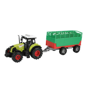 Tractor cu Remorca Toi-Toys, cu Lumini si Sunete,Multicolor,38cm - Img 1