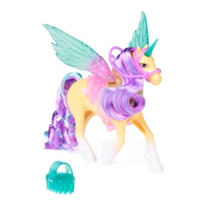 UNICORN ACADEMY SET MAGIA ARIPILOR CU PAPUSA AVA SI UNICORNUL LEAF CU ACCESORII - Img 9