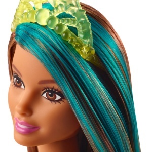 BARBIE PAPUSA PRINTESA DREAMTOPIA CU CORONITA GALBENA - Img 4