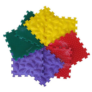 Covor ortopedic pentru copii Forest, Ortho Puzzle, PVC, multicolor - Img 2