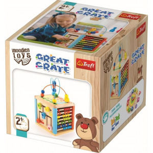 Cub educativ Trefl, din lemn