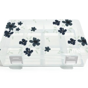 CUTIE SNACK 8 COMPARTIMENTE, MELII, PRINT FLORI