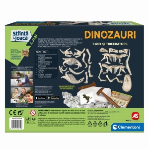 DESCOPERA DINOZAURUL T-REX & TRICERAPTOR FLUO STIINTA SI JOACA - Img 8