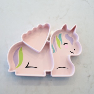 FARFURIE COMPARTIMENTATA DIN SILICON CU VENTUZA, MELII, UNICORN - Img 7