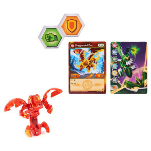Figurina Bakugan Evolutions, Dragonoid Evo, rosu - Img 2