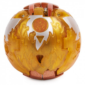 Figurina Metalica Bakugan Evolutions, Blitz Fox Portocaliu - Img 3